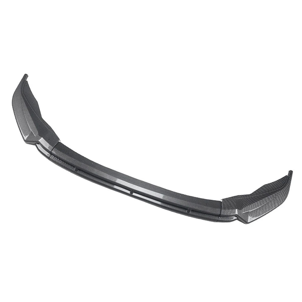 Carbon Look Front Bumper Lip Spoiler For VW Tiguan MK2 Pre-facelift 17-20