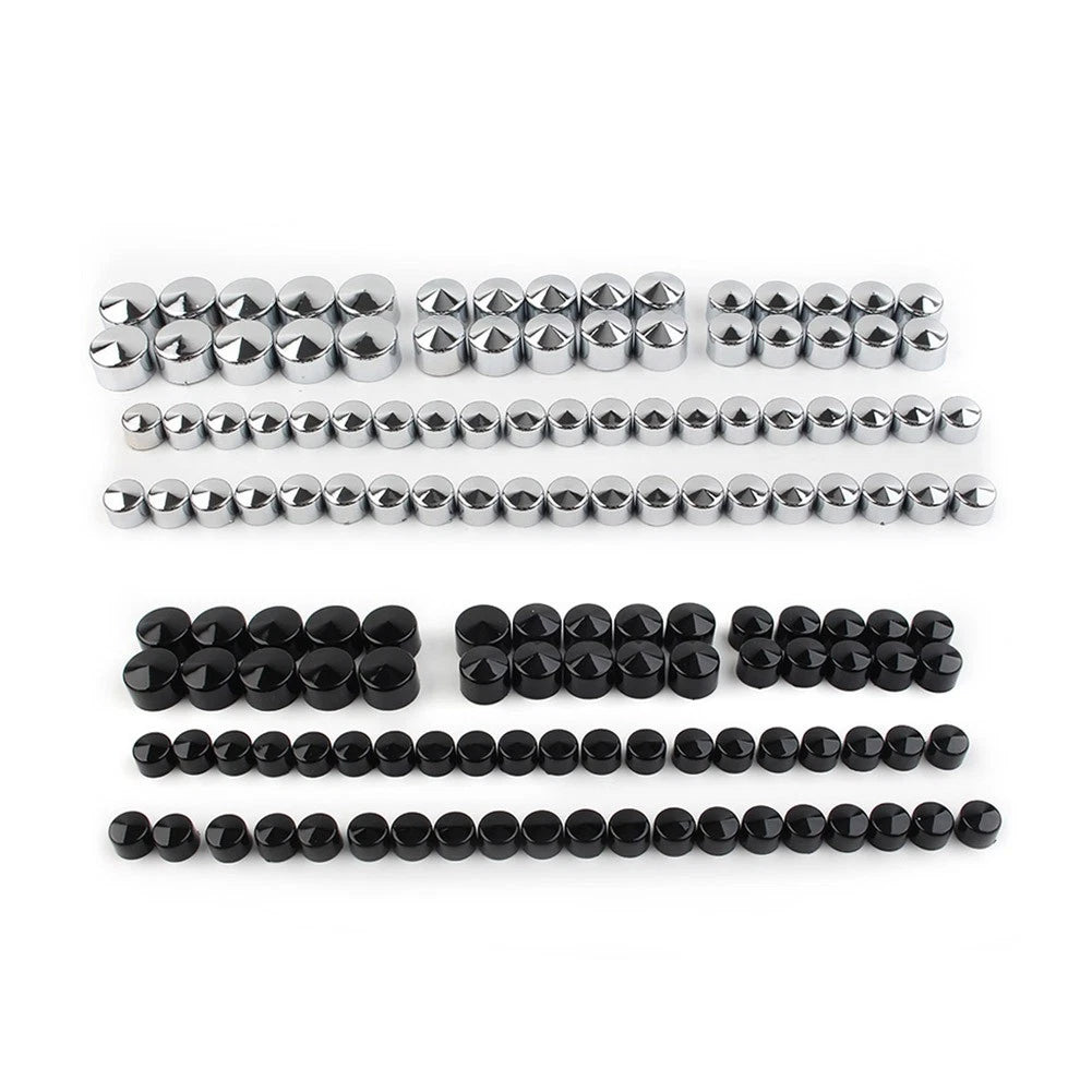 Engine Bolt Covers Kit For Harley Softail Electra Street Glide Road King