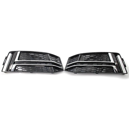 Front Bumper Lower Grille Grill L + R Set for AUDI S4 A4 B9 2017-2018 US