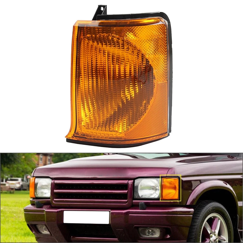 Left Side Front Indicator Light Yellow Lens For Land Rover Discovery 2 1999-2002