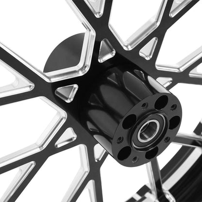 21" Front Wheel Rim Dual Disc Wheel Hub For Harley Touring Road Glide 08-25 ABS