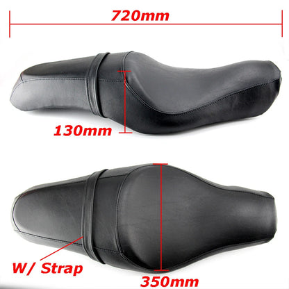 Black Two Up Driver Passenger Seat For Harley Sportster Iron 1200 2021 2020 2019