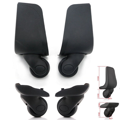 360 Spinner Rear Luggage Wheel Suitcase Mute Swivel Casters Replacement 2pcs US