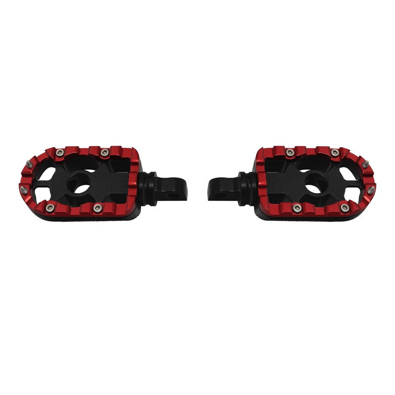 10mm Passenger Foot Pegs Footrest Fit For Harley Touring Street Road Glide King