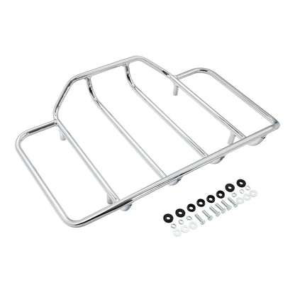 King Trunk Backrest Pad Mount Fit For Harley Touring Glide 2014-Up