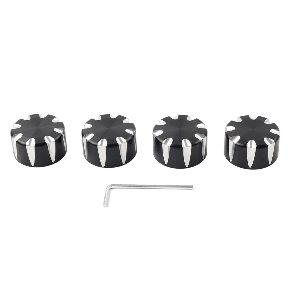 4X Rear Shock Absorber Mounting Cap Suspension Nut Cover For Indian Scout 20-23