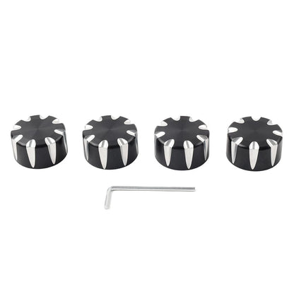 4X Rear Shock Absorber Mounting Cap Suspension Nut Cover For Indian Scout 20-23