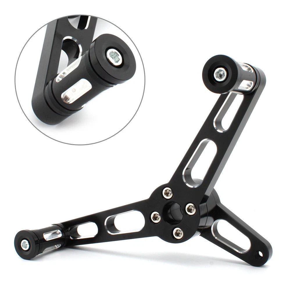 Front Foot Pegs Heel Toe Shifter Lever For Harley Sportster XL883 1200 Iron883 G
