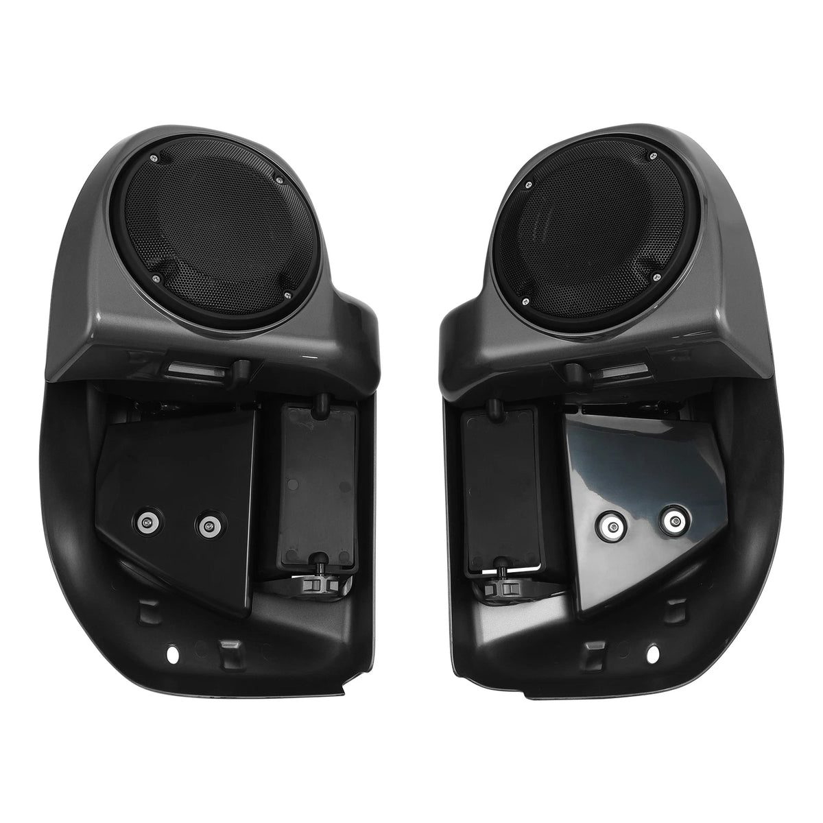 Lower Vented Fairings Fit For Harley CVO Street Road Glide 14-Up Charcoal Pearl