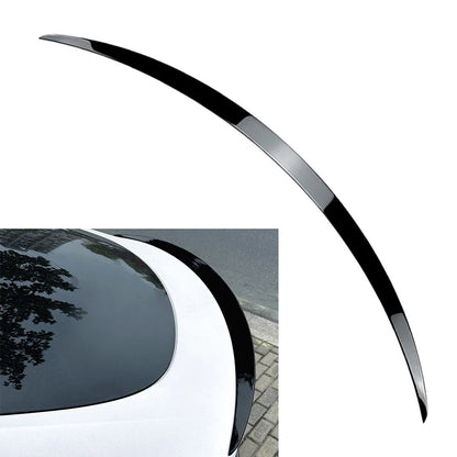 1pc Rear Trunk Spoiler Wing ABS Fit For Tesla Model Y 2020-2023 Glossy Black