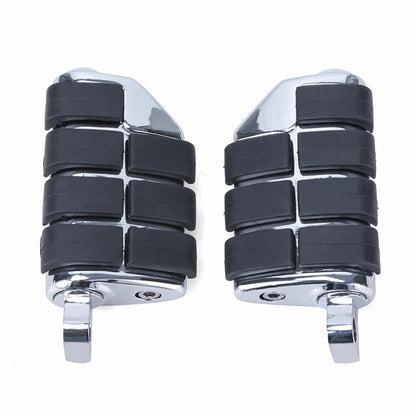 Wing Male Mount Footrests Foot Peg Fit For Harley Sportster Softail Dyna Fat Bob