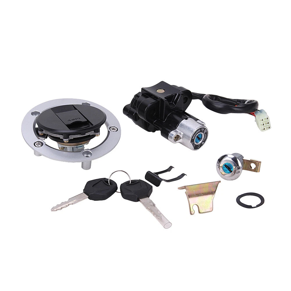 Ignition Switch Gas Cap cover Seat Lock Key Set For Suzuki GSXR600 750 2004-2015