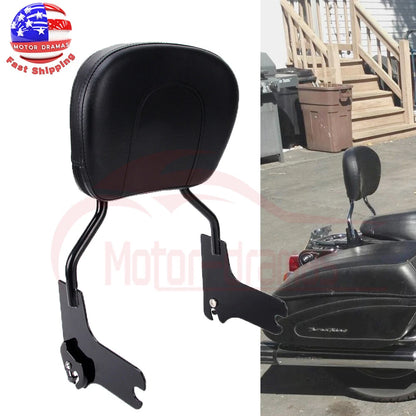Passenger Backrest Sissy Bar For Harley Touring Road King Electra Glide 97-08 US