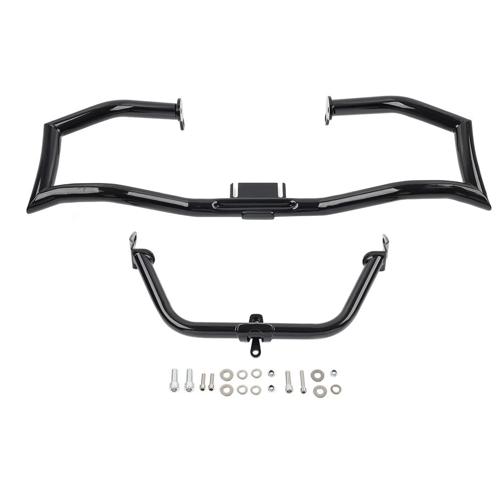 Engine Crash Bar + Fairing Support Bracket For Harley Road Glide FLTRX 2015-2023