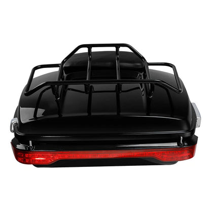 Chopped Trunk Pad Luggage Rack Light Fit For Harley Touring Road Glide 2014-2025