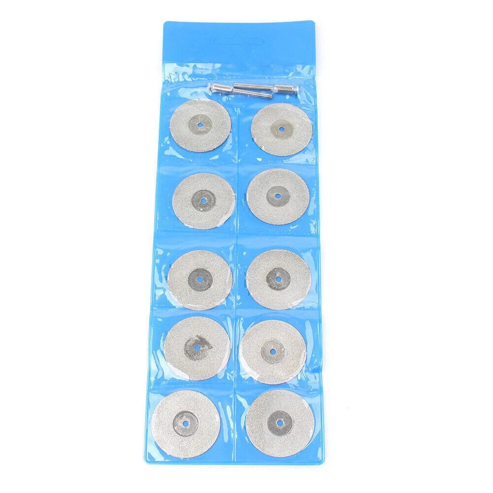 10pcs 35mm Diamond Cutting Wheel Disc Cutter Cut-off Stone Metal Rotary Tool US