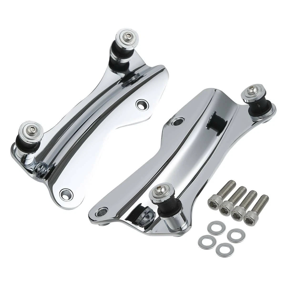 Sissy Bar Backrest Rack & Docking Kit Fit For Harley Touring Street Glide 14-24
