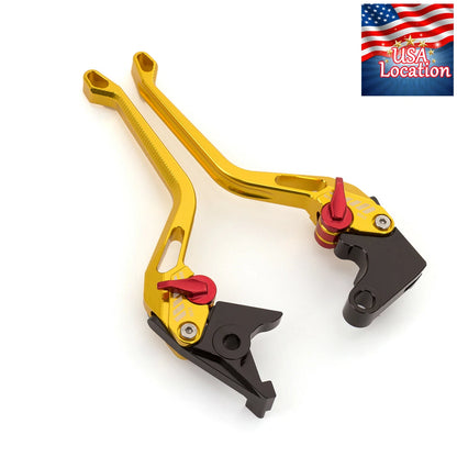 For Kawasaki ninja 500 Z500 2024-2025 CNC Brake Clutch Levers 3D Handle Gold USA