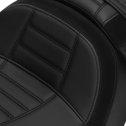 Black Driver & Passenger Seat Fit For Harley Touring Street Road Glide 2023-2024