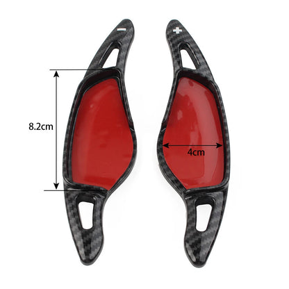 Steering Wheel Paddle Shifter Extension Red For BMW 3/5/6/7/8 Series X3 X4 X5