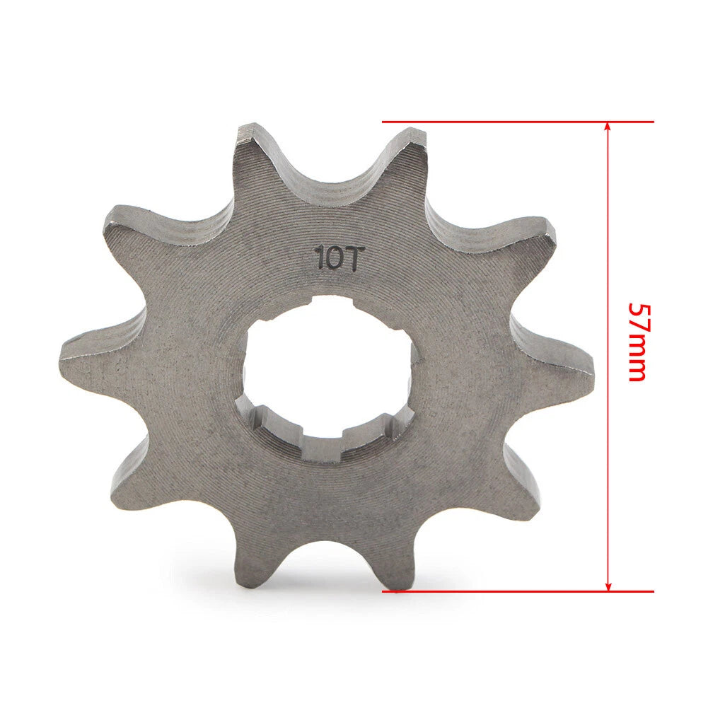 Chain Front Sprocket Cog Fit 125cc-250cc Dirt Pit Bike ATV Go Kart 520-10T 20mm