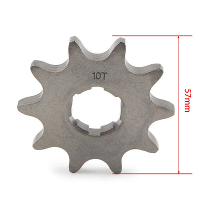 Chain Front Sprocket Cog Fit 125cc-250cc Dirt Pit Bike ATV Go Kart 520-10T 20mm