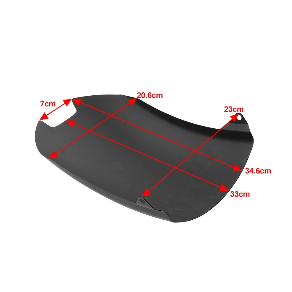 Rear Mudguard Cover Splash Guard Iron Vivid Black for Indian Scout Bobber 18-24