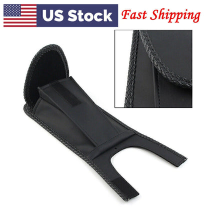 Tank Bib w/ Pouch Bag For Harley Davidson Softail Fat Boy FXST FXSTB FLST Black