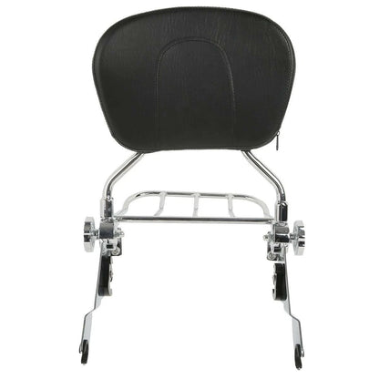Sissy Bar Backrest Rack & Docking Kit Fit For Harley Touring Street Glide 14-24