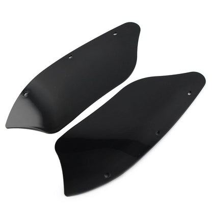 Batwing Fairing Wind Deflectors For Harley Dyna Heritage Softail Road King Black