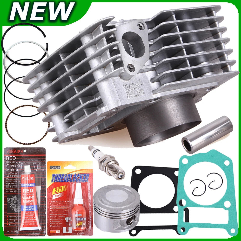 Big Bore Cylinder Piston Gasket Top End Rebuild Kit For Yamaha TTR125 2000-2005
