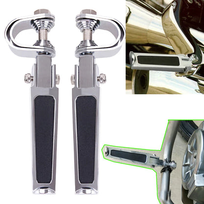 Motorcycle Highway 1"-1-1/4" Engine Crash Bar Foot Pegs For Harley Road King