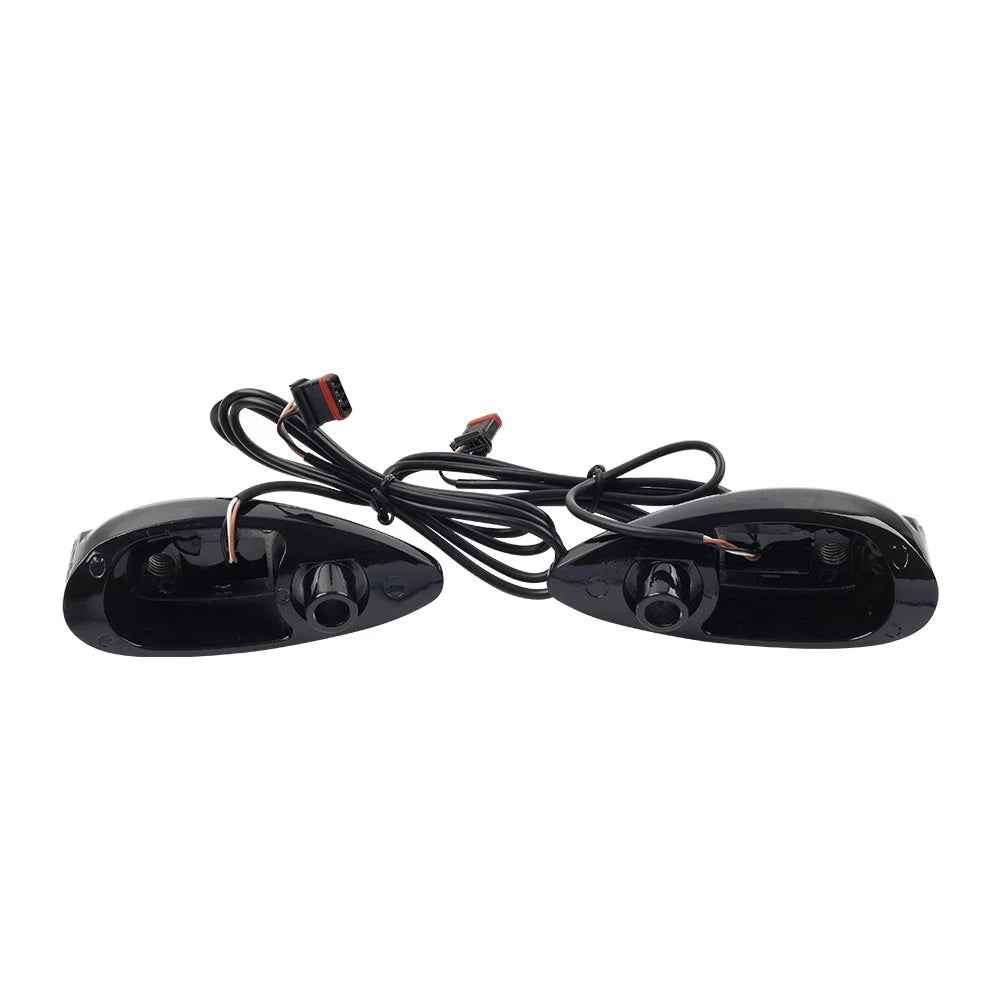 Front Turn Signal Light Black For Harley Road Glide FLTRX FLTRU FLTRK 2015-2024