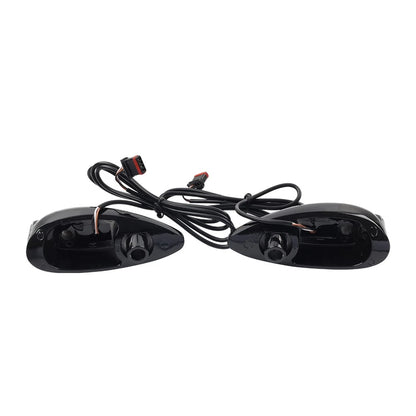 Front Turn Signal Light Black For Harley Road Glide FLTRX FLTRU FLTRK 2015-2024