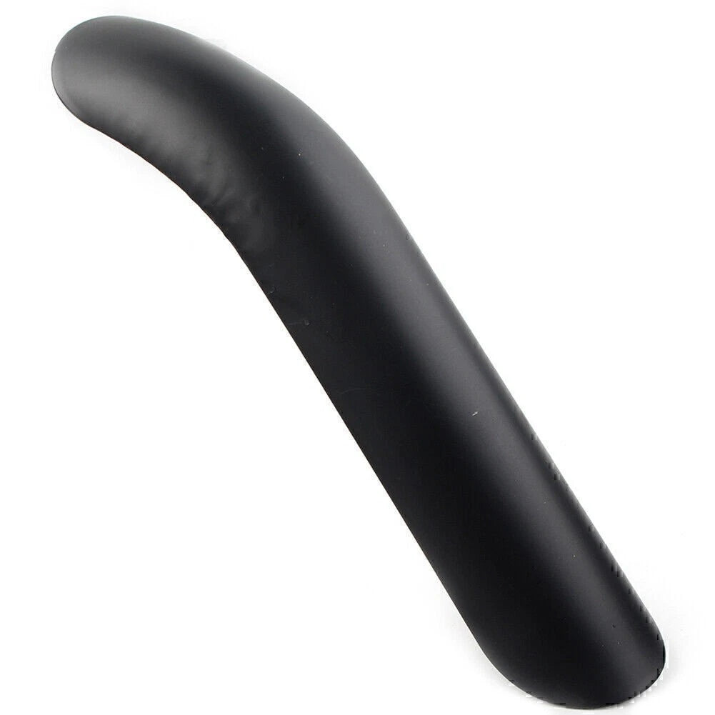 Curved Black Exhaust Muffler Pipe Heat Shield Cover Steel Heel Guard For Harley