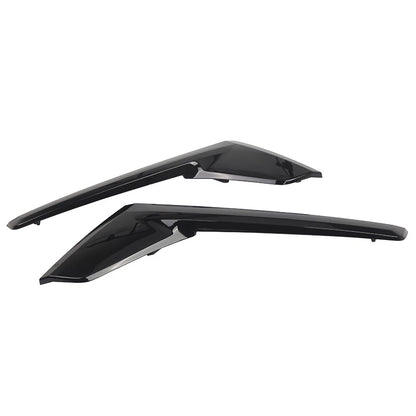 Front Bumper Hood Grille Glossy Black Kit For Toyota Land Cruiser LC200 2016-18