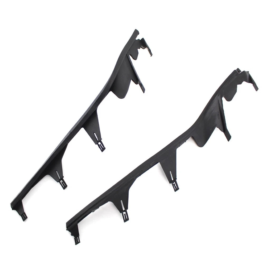 Pair Car Upper Headlight Lamp Cover Strip Trim For BMW 3 Series E46 4 Door 98-01