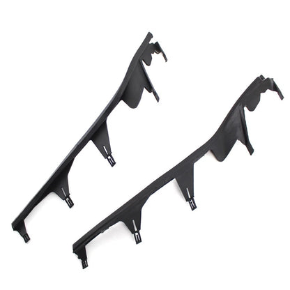 Pair Car Upper Headlight Lamp Cover Strip Trim For BMW 3 Series E46 4 Door 98-01