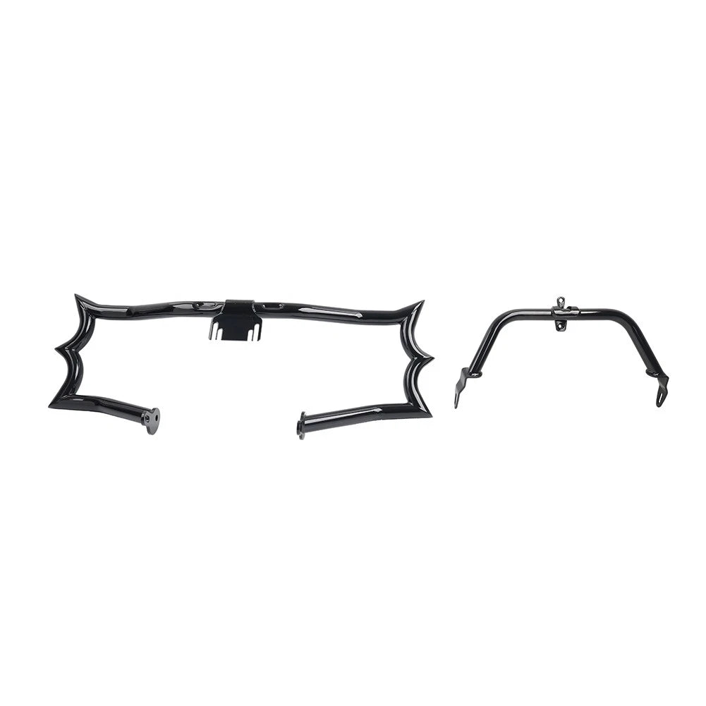 Gloss Highway Engine Guard Crash Bar Fairing Support For Harley Road Glide 15-23