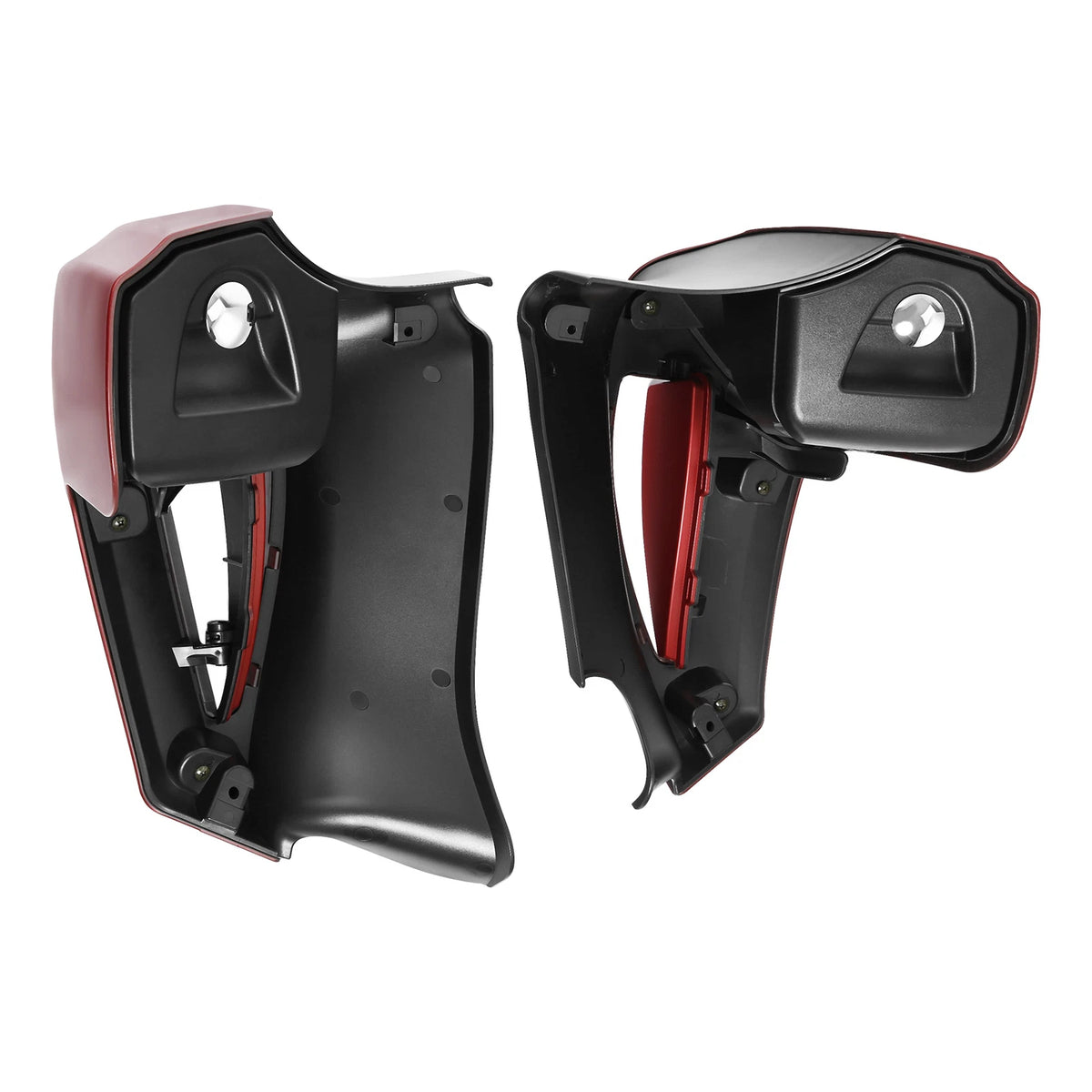 Lower Vented Leg Fairings Fit For Indian Roadmaster Dark Horse 20-25 Ruby Smoke