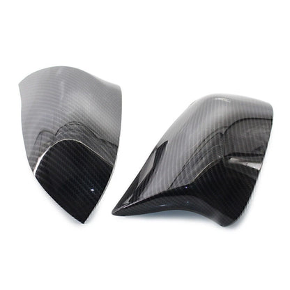 2X Carbon Fiber Rear View Mirror Cover Trim For BMW X5 F15 X6 F16 2014-2018 2015