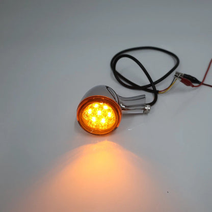 Rear Turn Signals Lights Fit For Harley Sportster XL 883 1200 1992-2023 Chrome