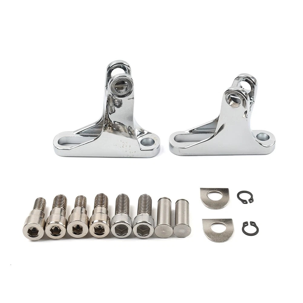 Rear Passenger Footpeg Mini Mount For Harley Touring Street Road Glide 1993+