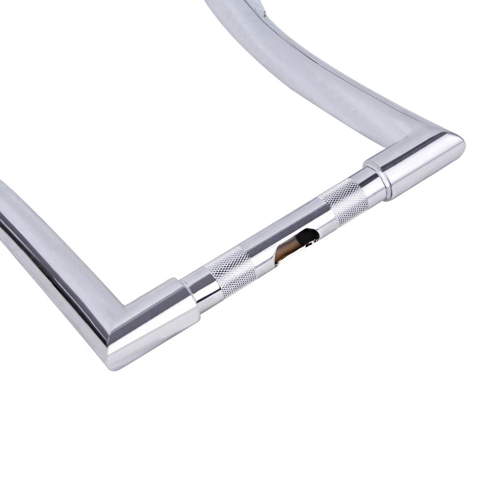 Chrome 16" Rise 1 1/4" Ape Hangers Handlebar For Harley Softail Sportster Custom