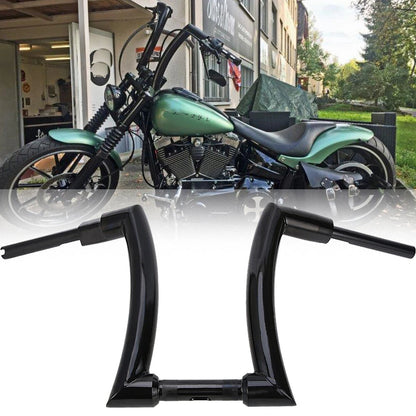 14" Rise 2" Ape Hanger Handlebar For Harley Touring Softail Slim Dyna Sportster