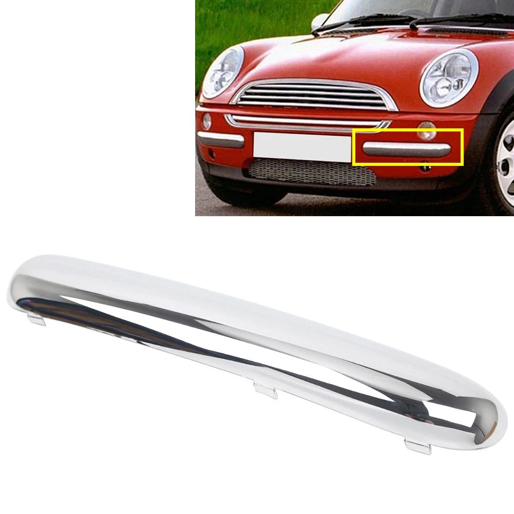 Front Bumper Molding Trim For Mini Copper One Cabrio R50 2001-2004 Chrome Left