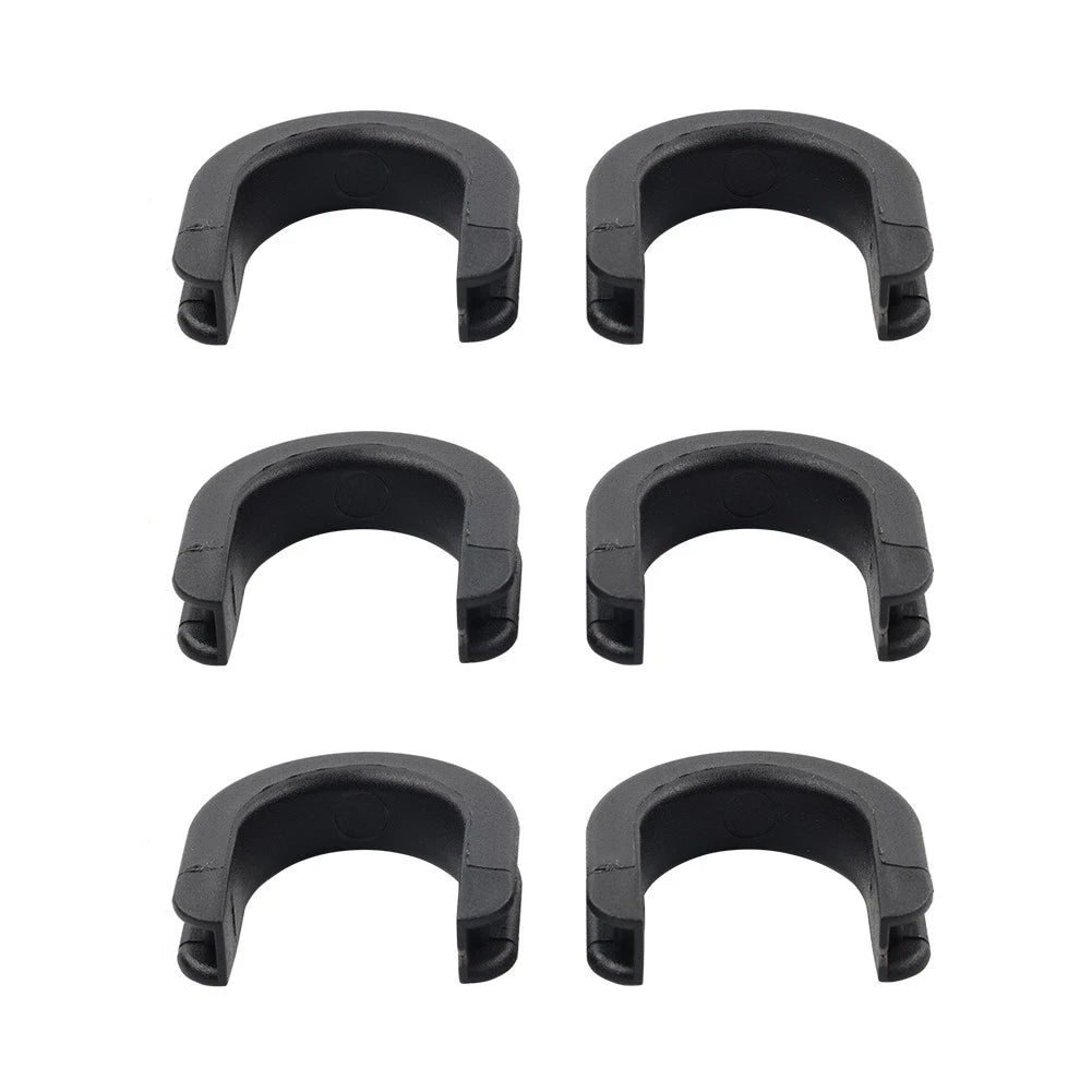 6x Luggage Rack Backrest Side Plate Mounting Bracket Grommet Bushing for Harley