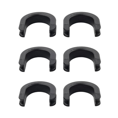 6x Luggage Rack Backrest Side Plate Mounting Bracket Grommet Bushing for Harley
