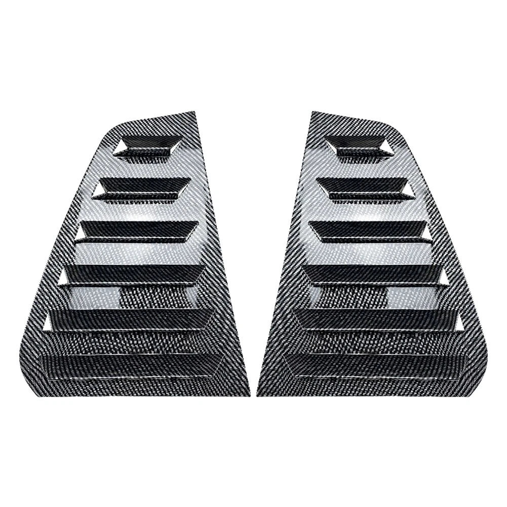 Rear Window Side Vent Shutter Louver Cover Trim Fit VW Golf MK7 MK7.5 2014-2019