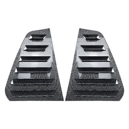 Rear Window Side Vent Shutter Louver Cover Trim Fit VW Golf MK7 MK7.5 2014-2019